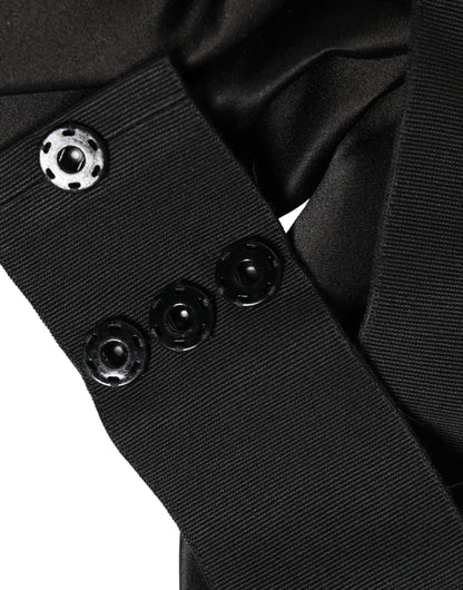 Black Silk Satin Sash Wide Waist Women Belt