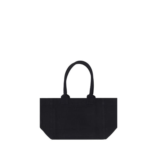Black Cotton Shoulder Bag