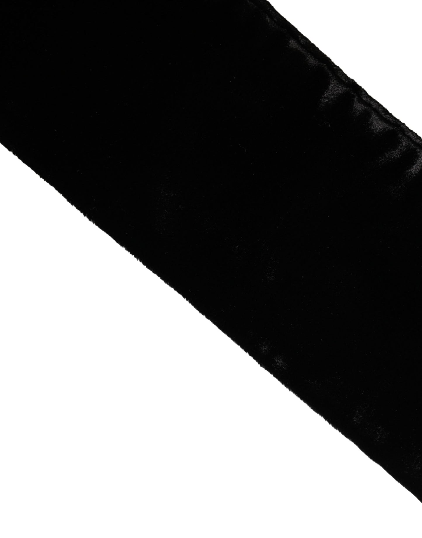 Black Viscose Satin Waist Women Cintura Belt