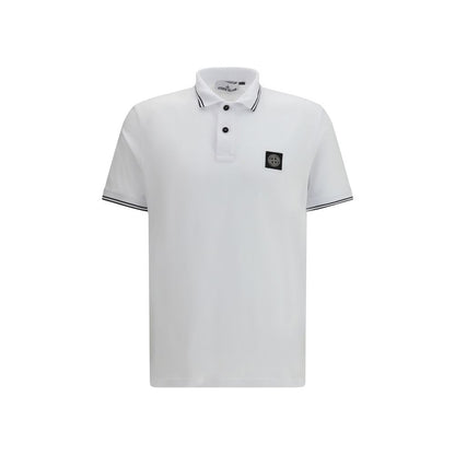 White Cotton Polo Shirt