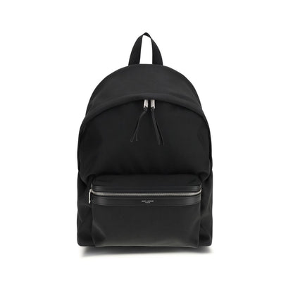 Black Fabric Backpack