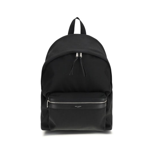 Black Fabric Backpack