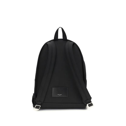 Black Fabric Backpack