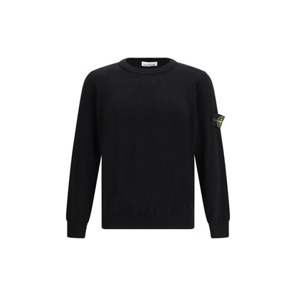 Black Cotton Sweatshirt