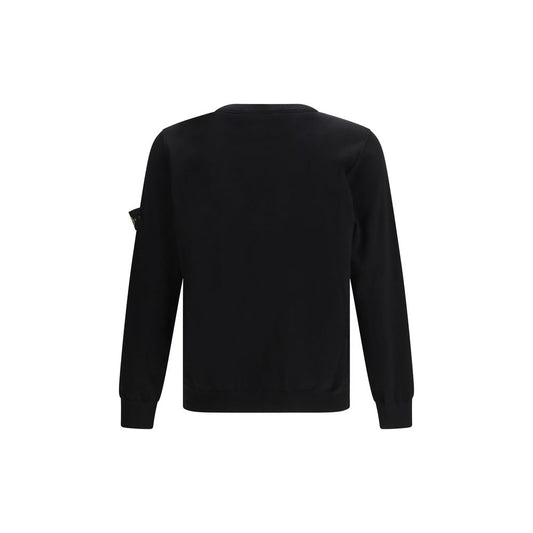 Black Cotton Sweatshirt