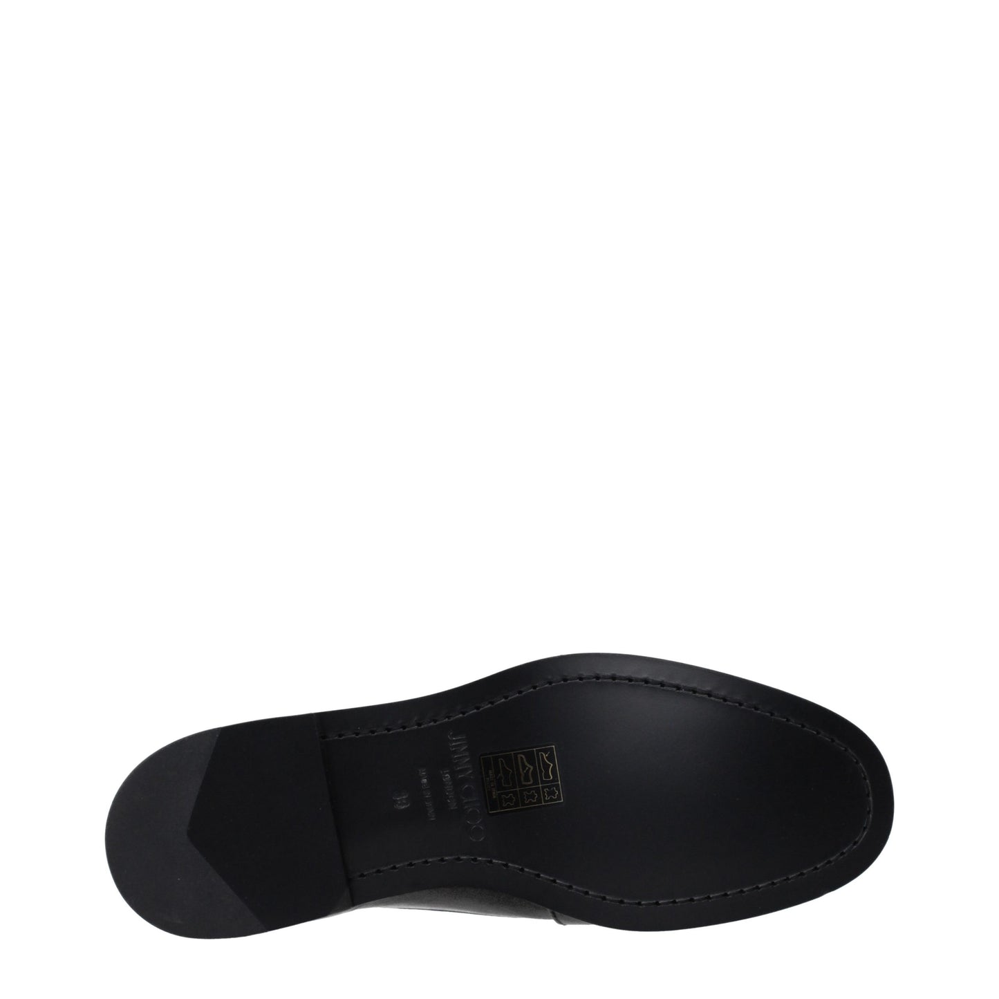 Black Leather Slip-On Loafers