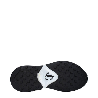 Black Fabric Athletic Sneakers