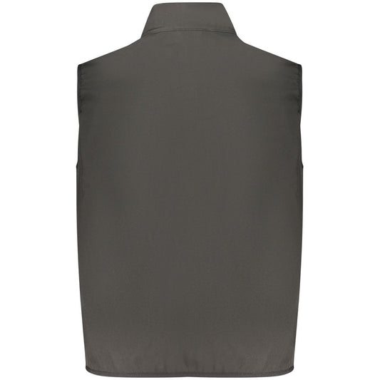 Black Polyester Men's Vest