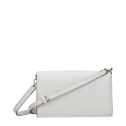 White Leather Clutch Bag