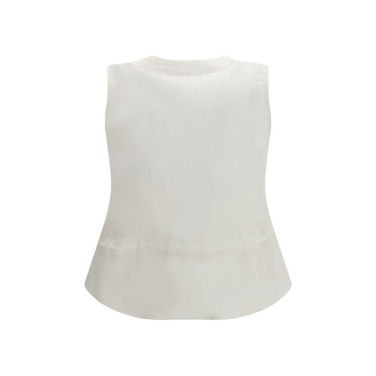 White Cotton Waistcoat