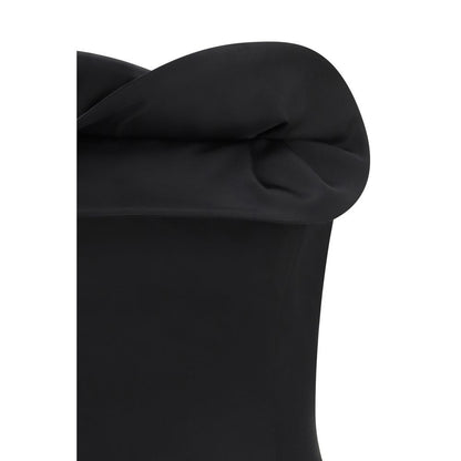 Black Fleece Wool Top