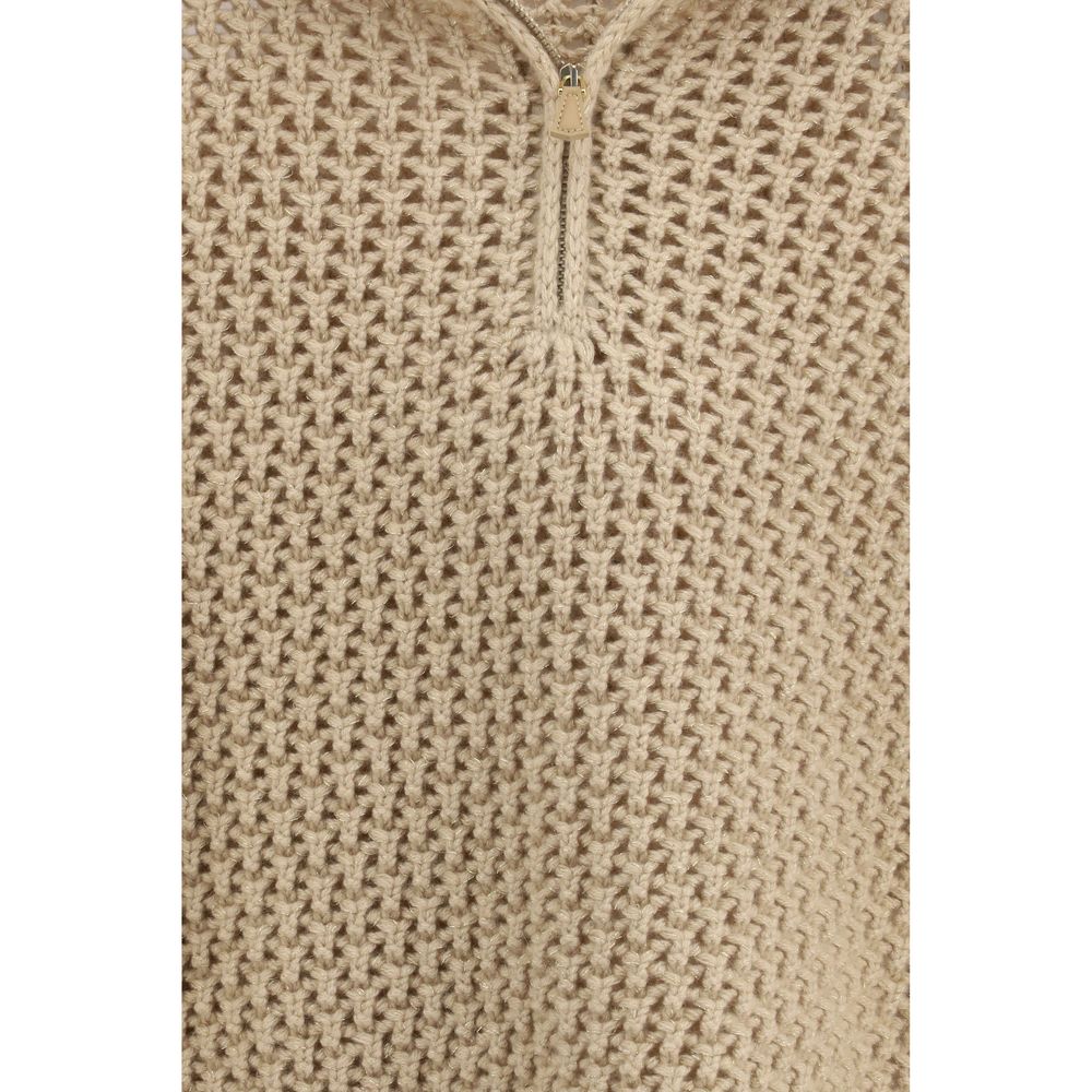 Beige Cashmere Sweater