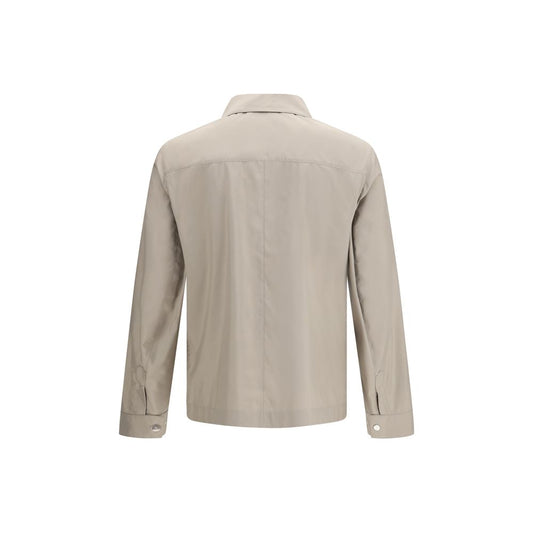 Beige Polyester Coat