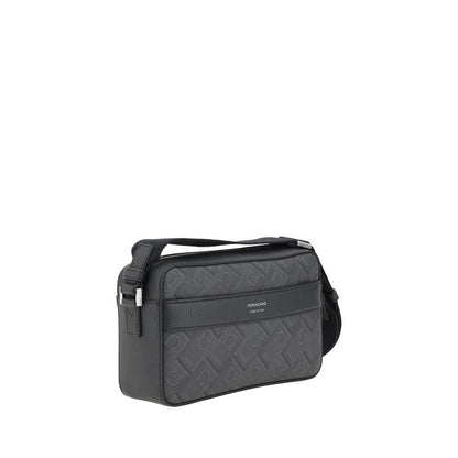 Black Polyethylene Shoulder Bag