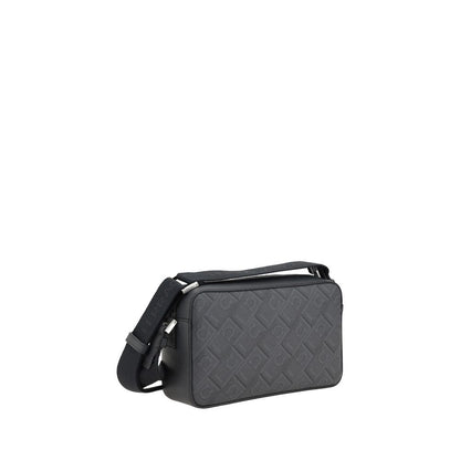 Black Polyethylene Shoulder Bag