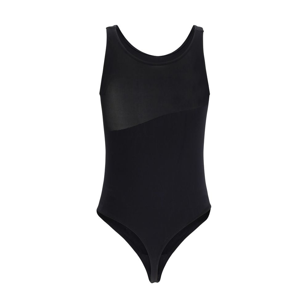 Black Polyamide Bodysuit