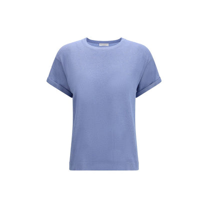 Blue Nylon T-Shirt