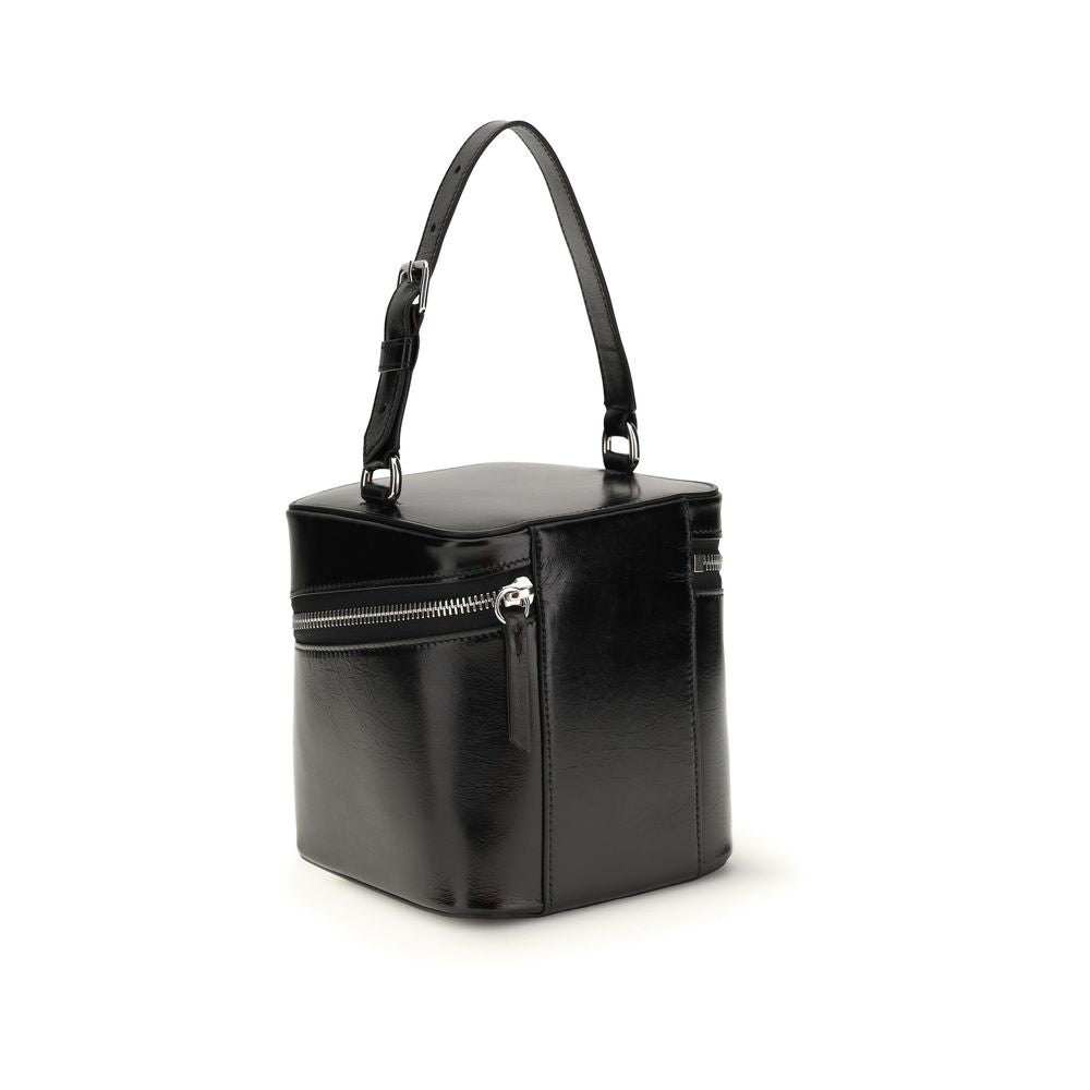 Black Calf Leather Bos Taurus Shoulder Bag