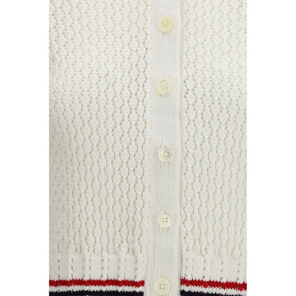 White Cotton Polo Shirt