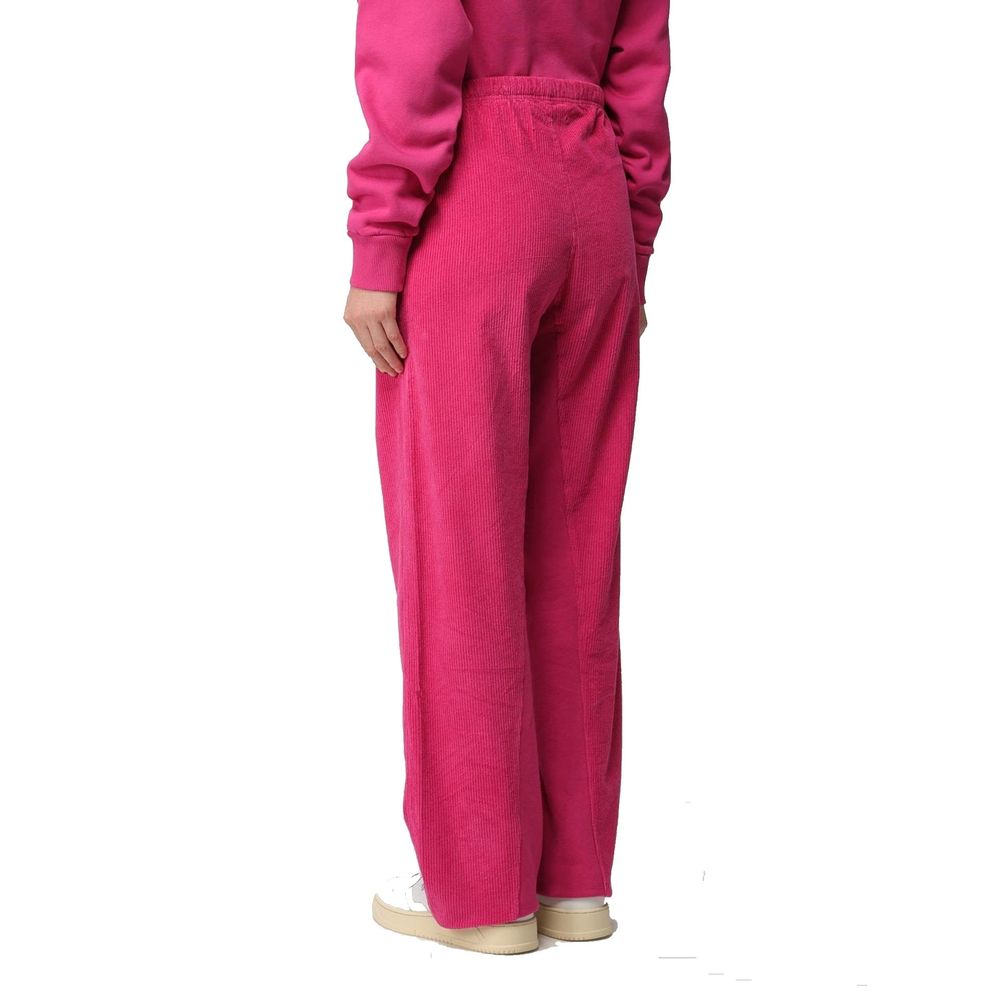 Multicolor Cotton Casual Pants