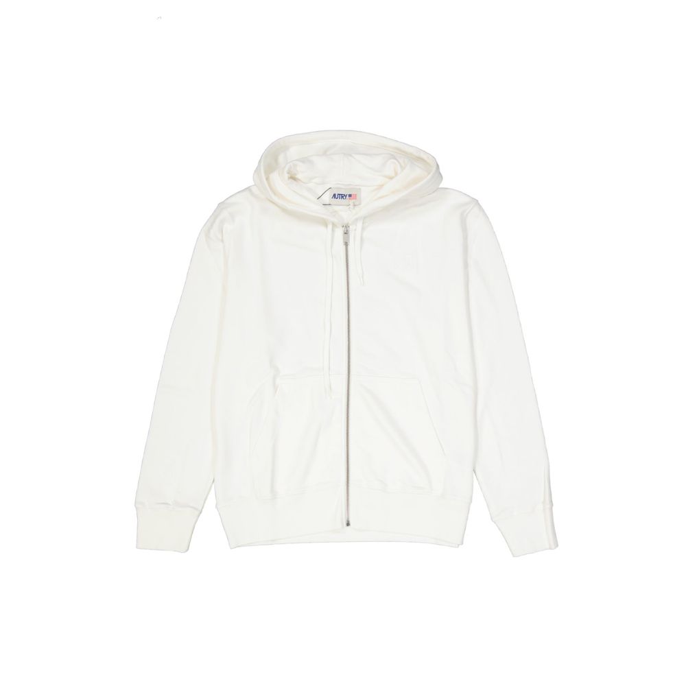 White Cotton Hoodie