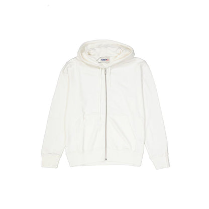 White Cotton Hoodie