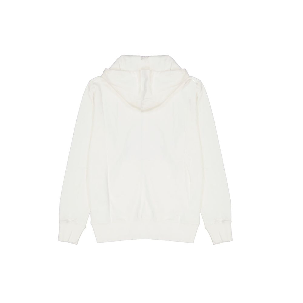 White Cotton Hoodie