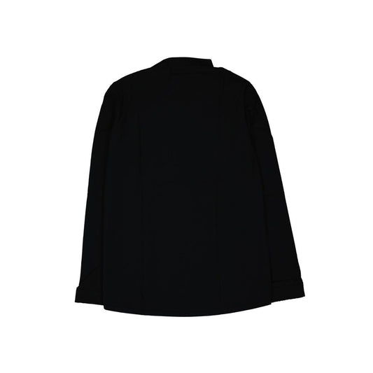 Black Elastane Shell Jacket