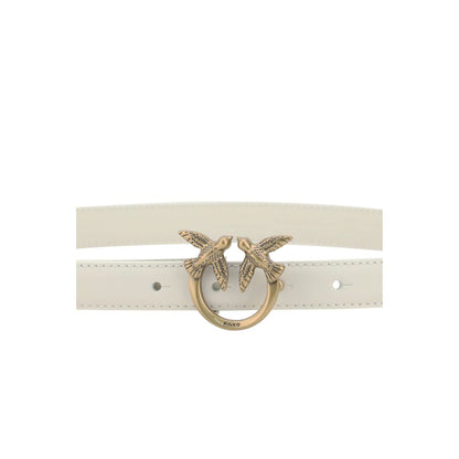 White Calf Leather Bos Taurus Regular Belt