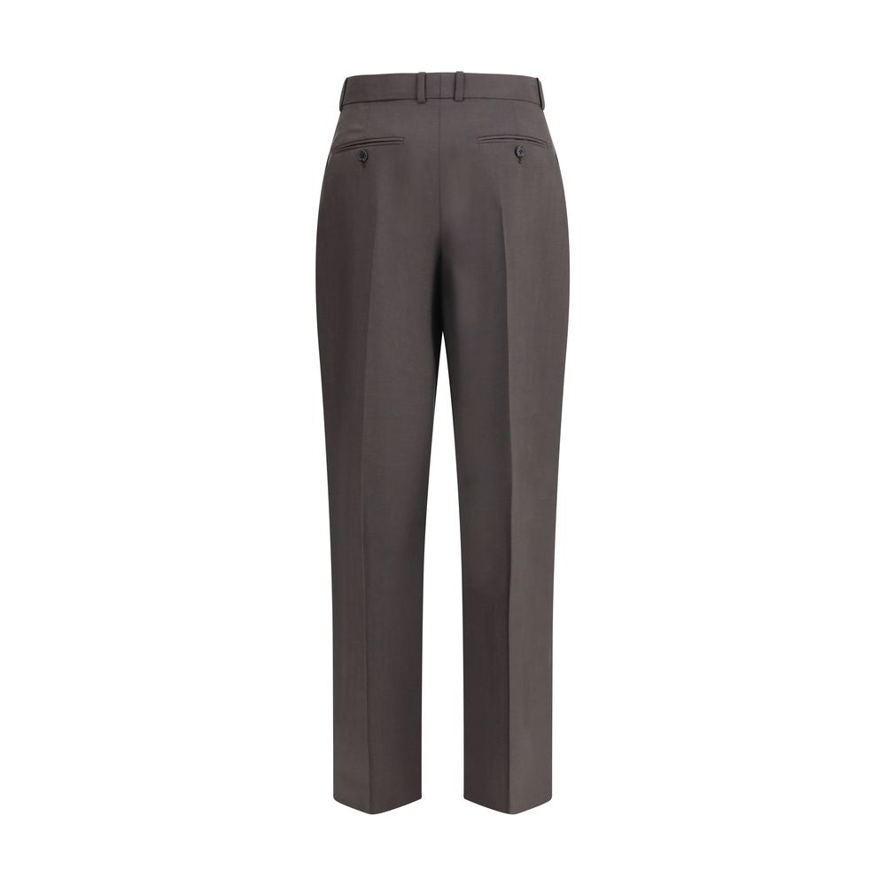 Brown Wool Dress Pants
