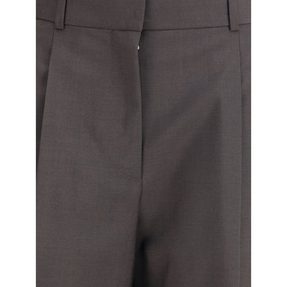 Brown Wool Dress Pants
