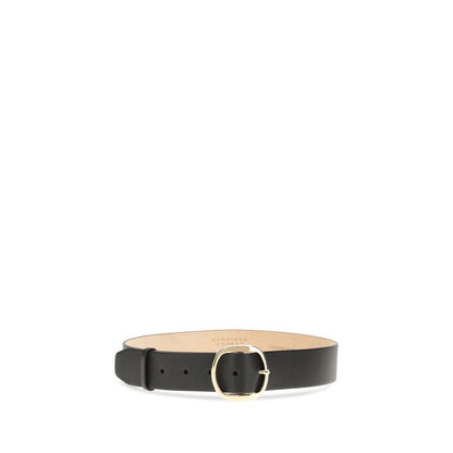 Black Leather Regular Belt
