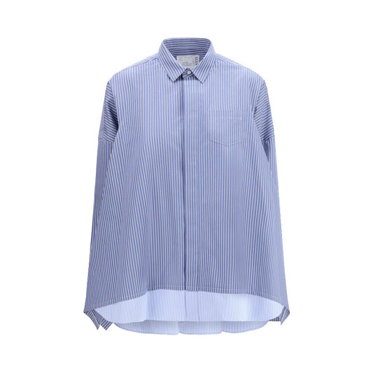 Blue Cotton Pattern Shirt
