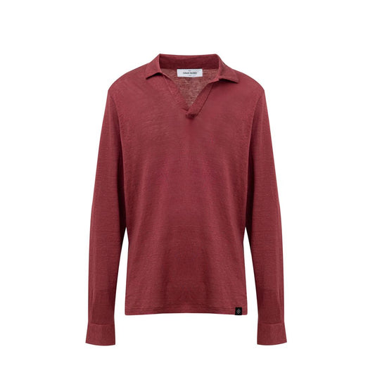 Red Linen T-Shirt