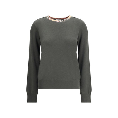 Bicolor Cotton Sweatshirt