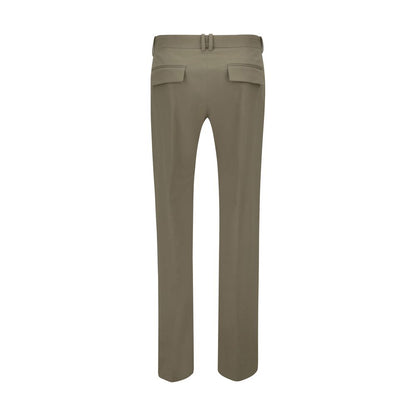 Bicolor Cotton Casual Pants