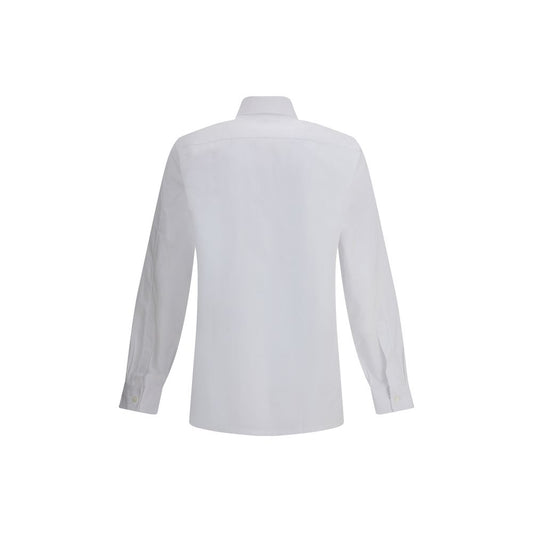 White Cotton Dress Shirt