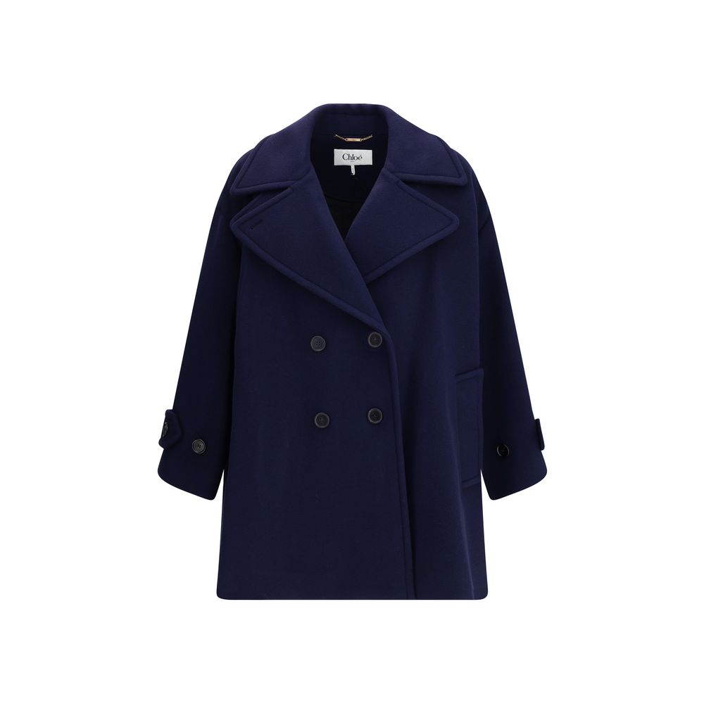 Blue Wool Coat