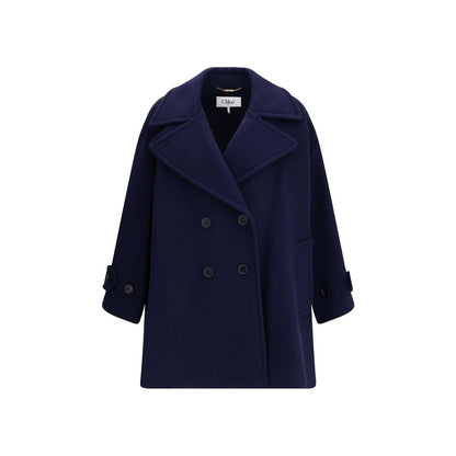 Blue Wool Coat