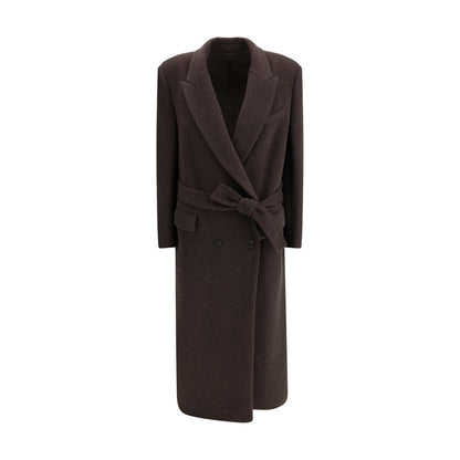 Brown Fleece Wool Coat