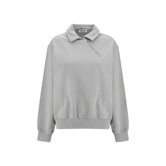 Gray Cotton Sweatshirt