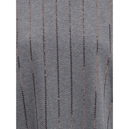 Gray Cotton Sweatshirt