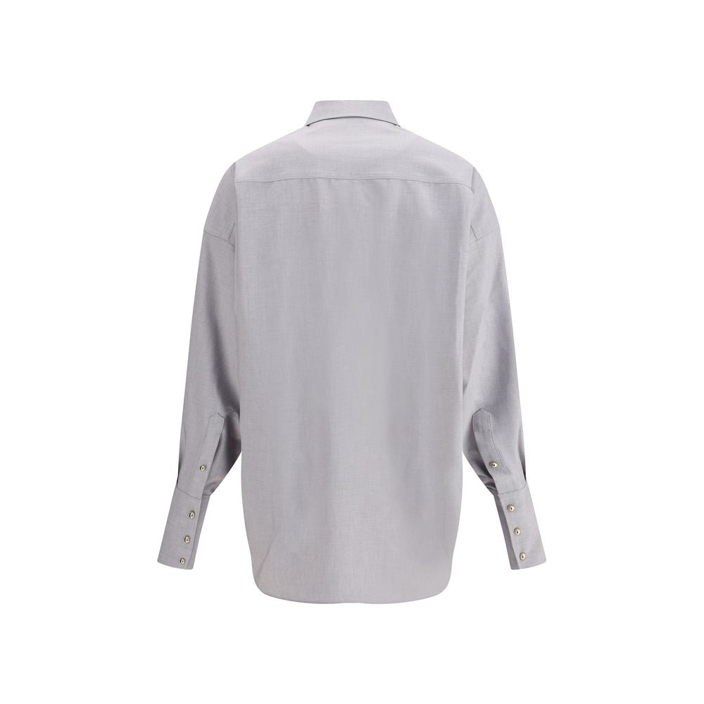 Gray Polyester Shirt