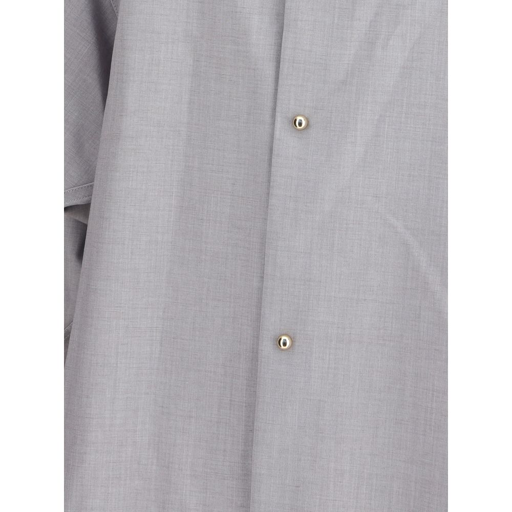 Gray Polyester Shirt