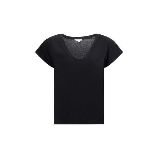 Black Cotton T-Shirt
