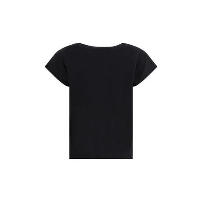 Black Cotton T-Shirt