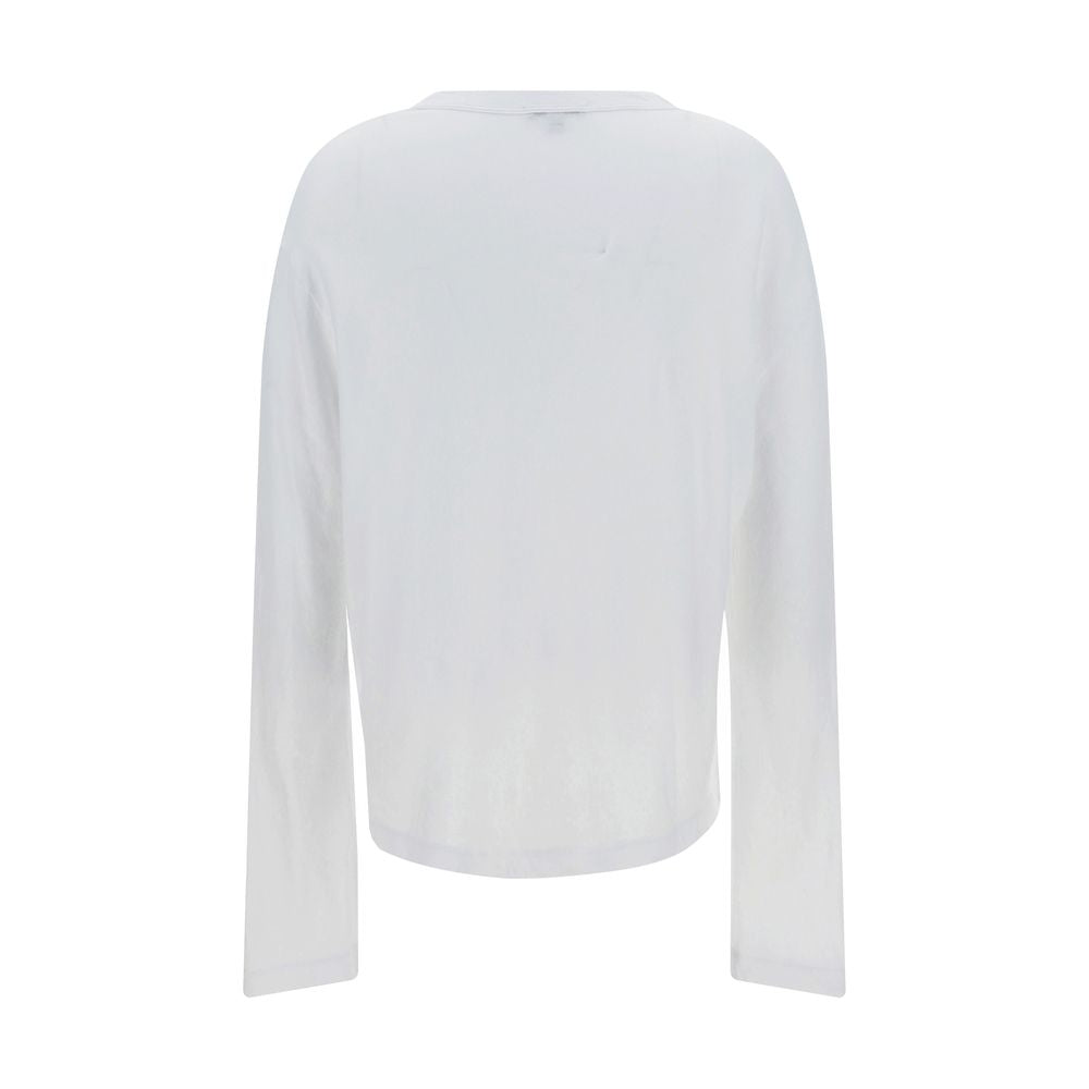 White Cotton Sweatshirt