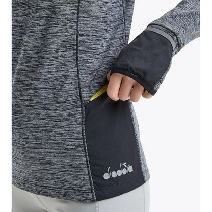 Black Polyester Sweatshirt