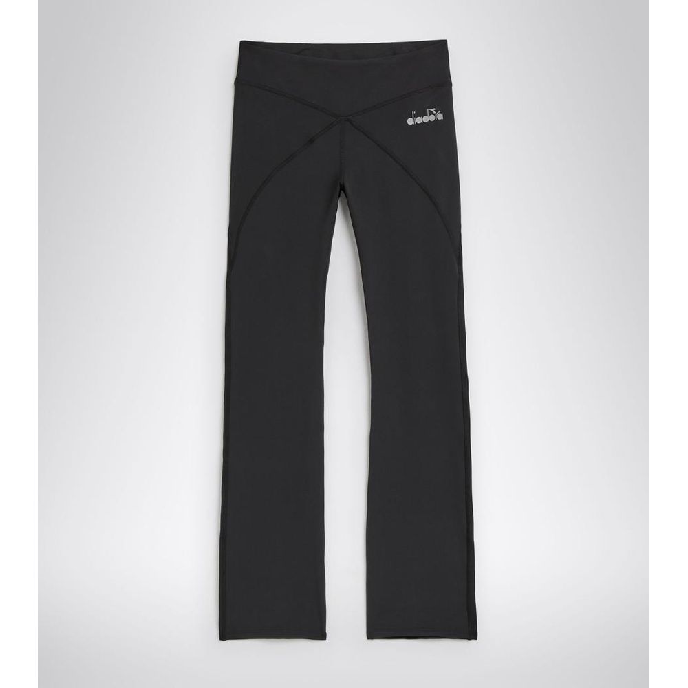 Black Polyester Athletic Pants