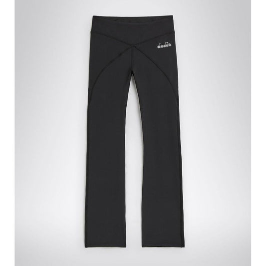 Black Polyester Athletic Pants